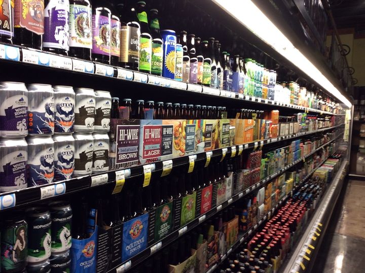 Snapshot of Beer Selection at Whole Foods Greenlife Grocery 