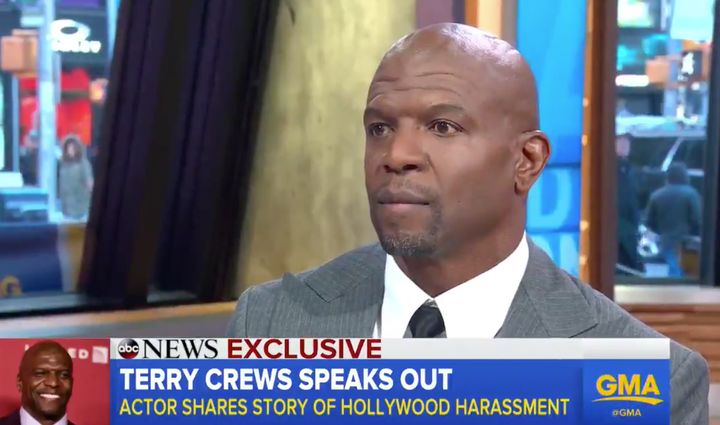 Actor Terry Crews publicly called out the man he says sexually harassed him at a Hollywood party last year.