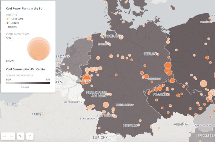 Germany continues to rely on coal-fired power plants for much of its electricity generation.
