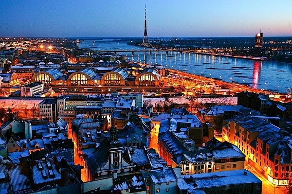 Riga, the capital of Latvia