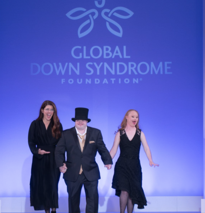 <p>Marisa Tomei, Marcus Sikora, and Madeline Stuart at the Finale’</p>
