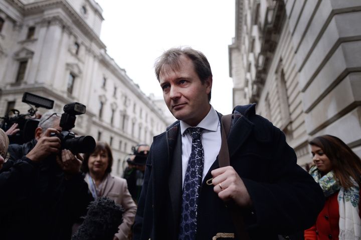 Richard Ratcliffe leaves the Foreign Office after his meeting with Boris Johnson 
