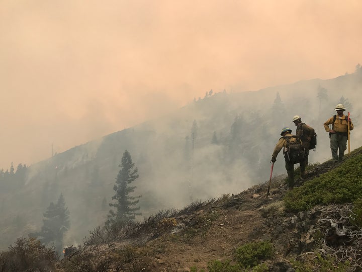 Members of Southwest Conservation Corps’ Veterans Fire Corps Crew 471. Learn the story behind this photo here.