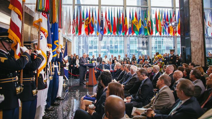 The American Foreign Service Association honors fallen career diplomats on Foreign Affairs Day, May 5, 2017.