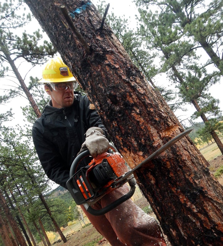 William Allen of Arizona Conservation Corps’ Veterans Fire Corps program.