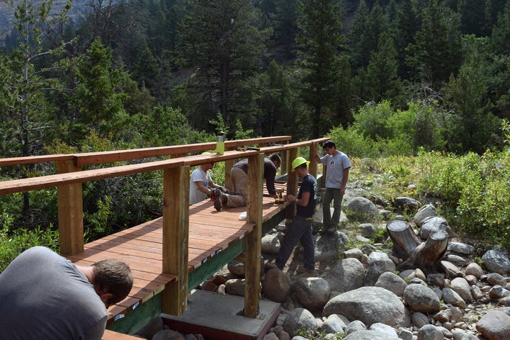 Wyoming Conservation Corps Veterans Trail Crew