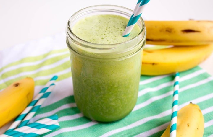 <p>Kale and Banana Yogi Delight Smoothie</p>