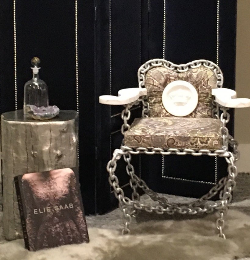 The completed “Chair of Hope”