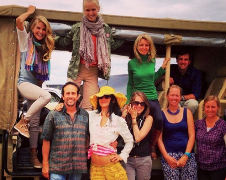 <p>On Safari with Christie Brinkley, Sailor Brinkley, Bai Ling and others in Kenya.</p>