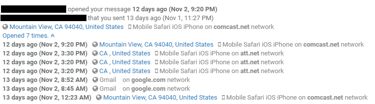 <em>ContextSmith Email Tracking gave me surprising details on how my email was opened.</em>