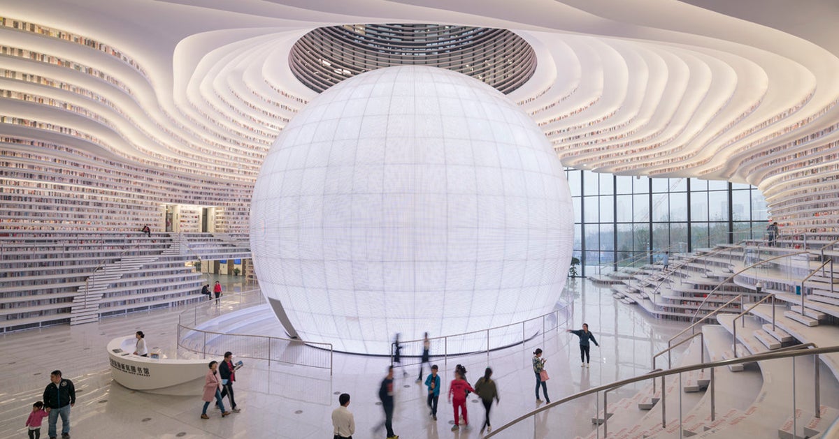 This Incredible Cascading Library Is Every Book-Lover's Dream ...