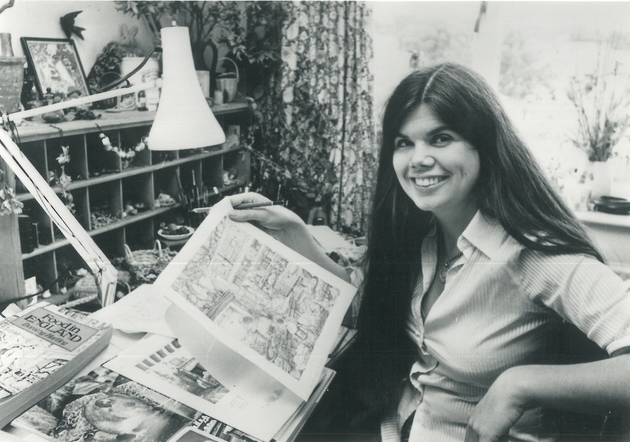 Jill Barklem, the creator of the 'Brambly Hedge'