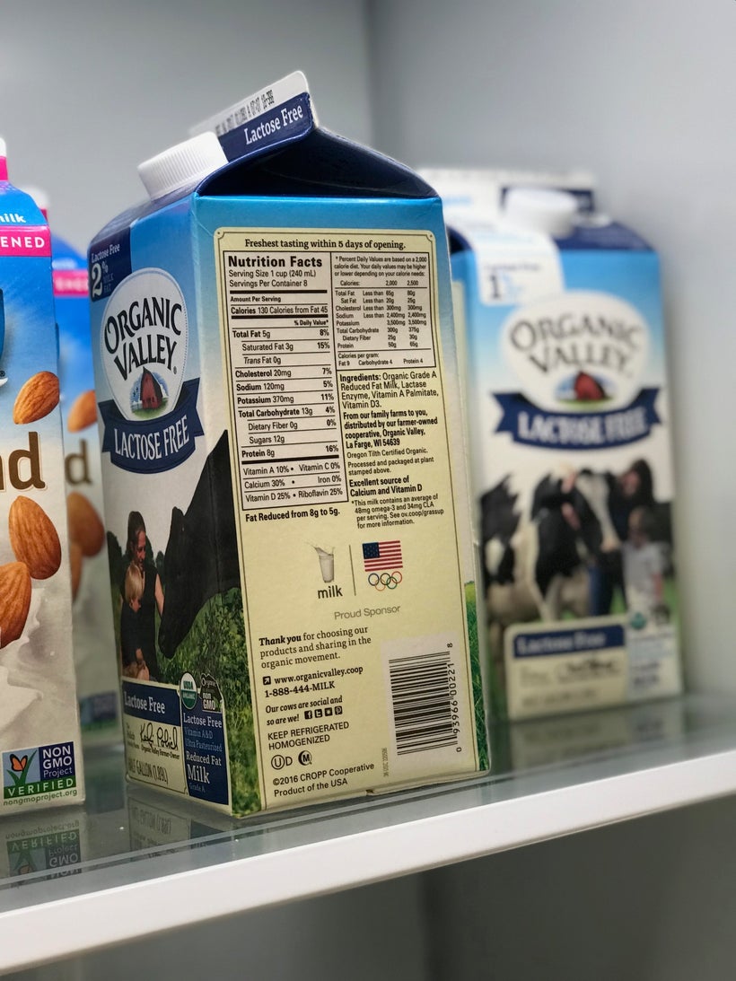 Come on, MILK has sugar?!!