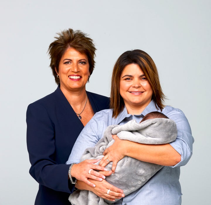 Dana & Gina Foster with a foster son