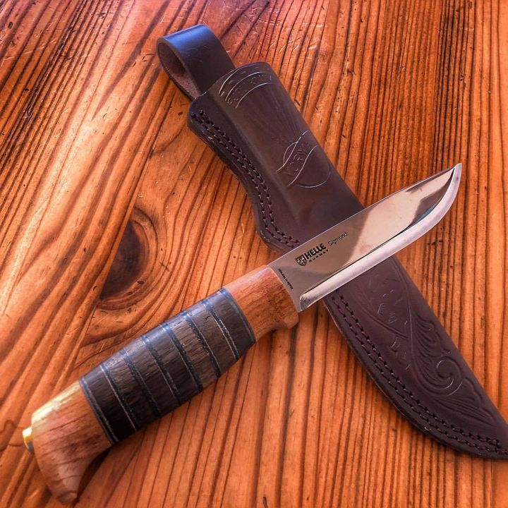 <p>Helle knives, handcrafted in Finland.</p>