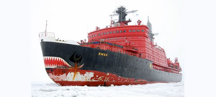 Russian nuclear-powered icebreaker YAMAL. Credit: Wikimedia Commons