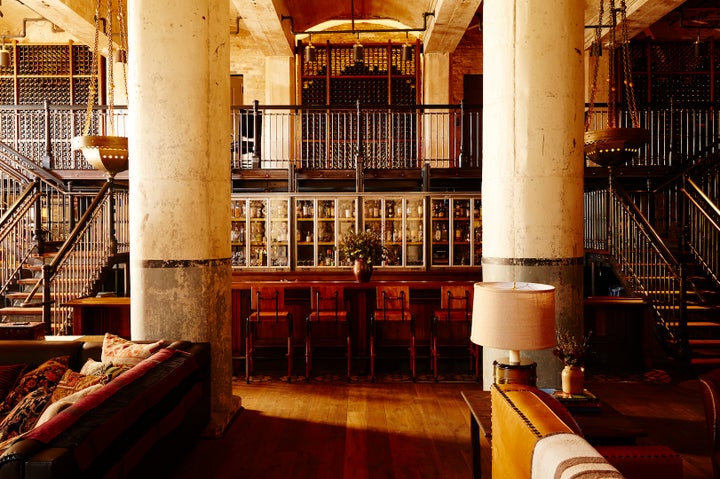<p>The steel mezzanine and bar at Sternewirth are the heart of the vibrant restaurant.</p>