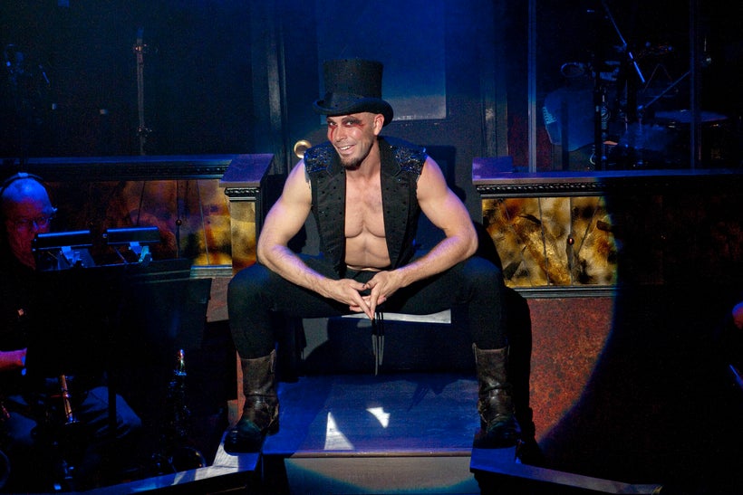 Wade McCollum in Cabaret at the Dallas Theater Center.
