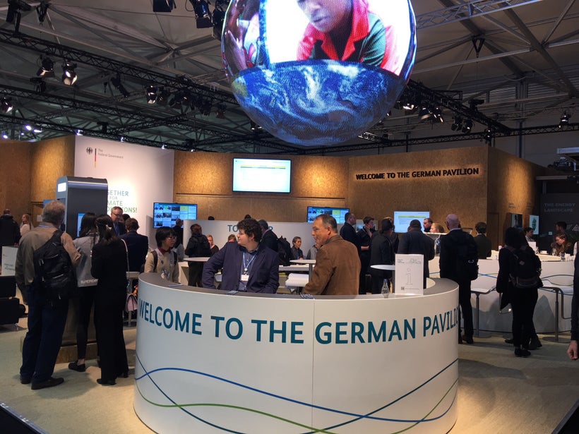 German Pavilion at COP23 in Bonn.