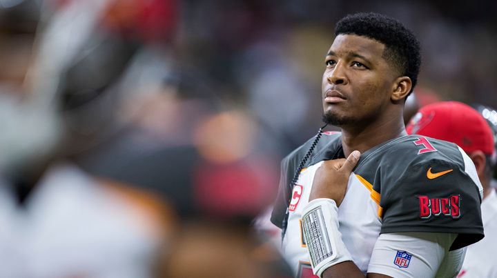 Winston on the sidelines during a game against New Orleans on Nov. 5.