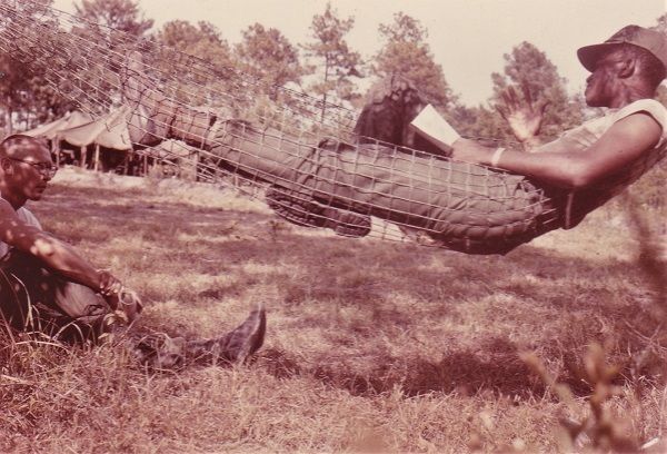 The real job of an OCS Tactical Officer- Counseling his Officer Candidates, Ft Benning, 1968. 