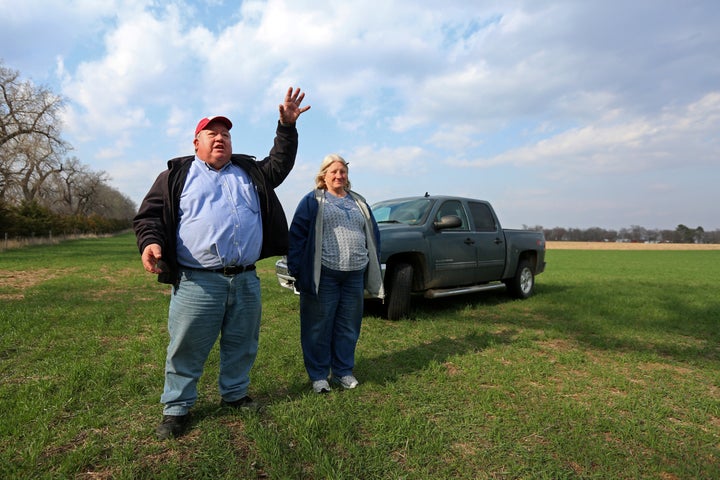 Art and Helen Tanderup at their farm in Neligh, Nebraska. The farm has been in Helen Tanderup's family for more than 100 years.