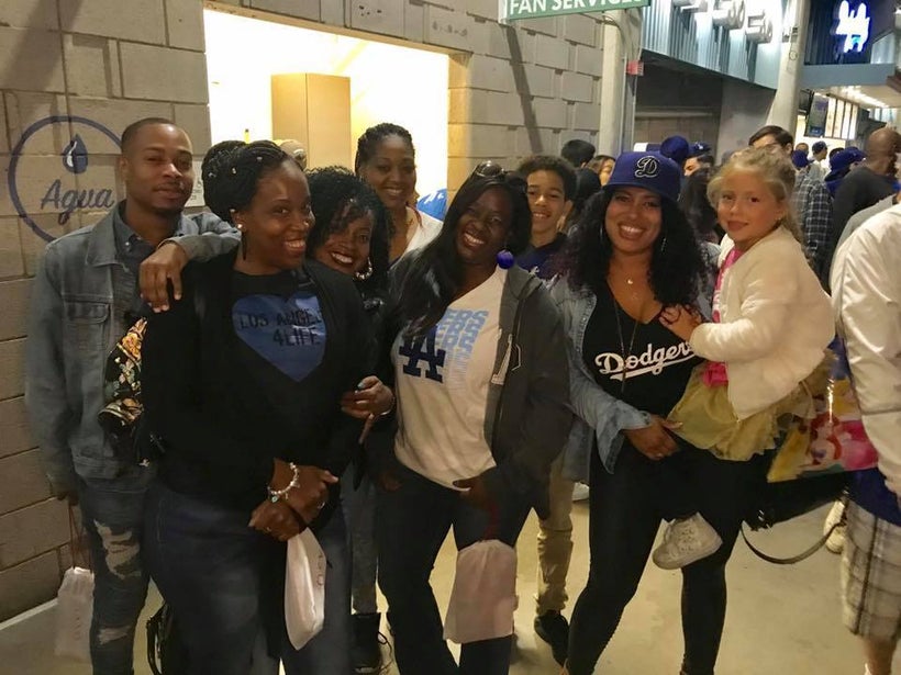 Delia Douglas and family