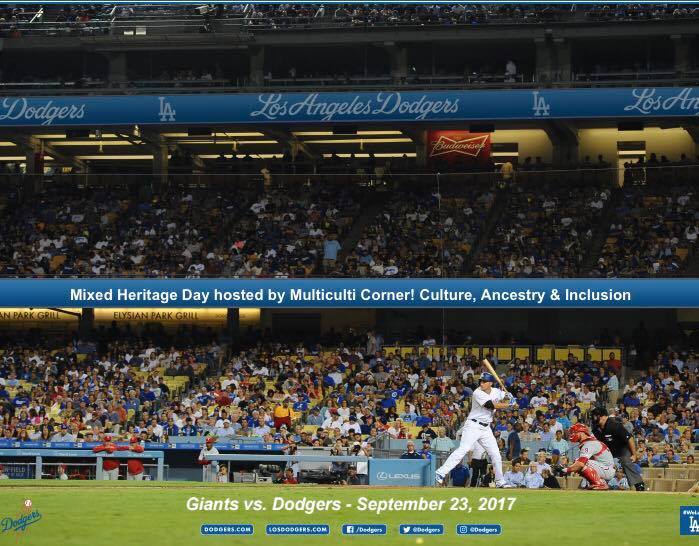 Mixed Heritage Day welcome to Dodger Stadium