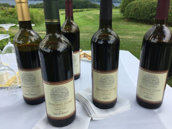 <p>Standing Stone - Vertical Tasting of Saperavi</p>