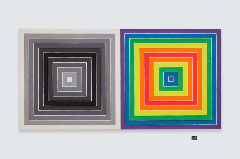 Frank Stella, WWRL, 1967 Alkyd on canvas Private Collection, NY © 2017 Frank Stella / Artists Rights Society (ARS), New