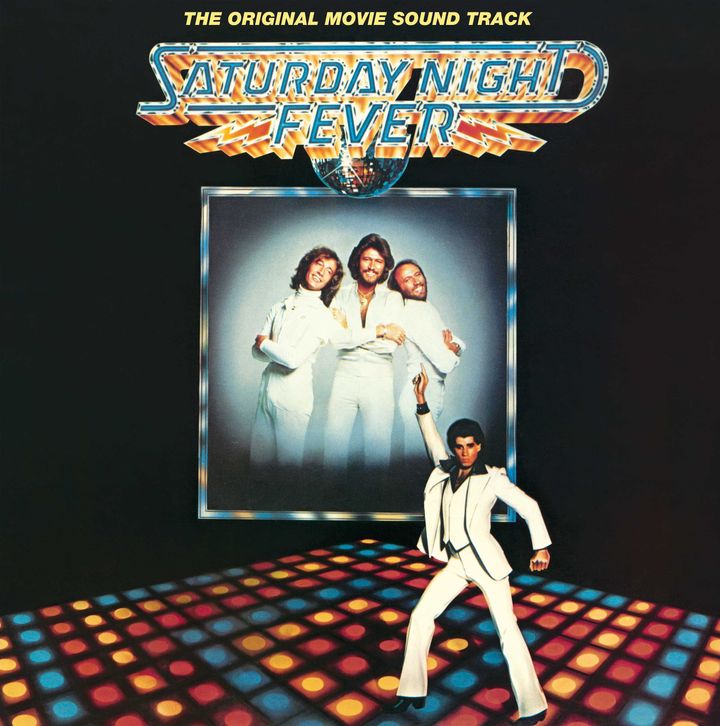 The cover of the legendary ‘Saturday Night Fever’ album, which was recently reissued for its 40th anniversary.