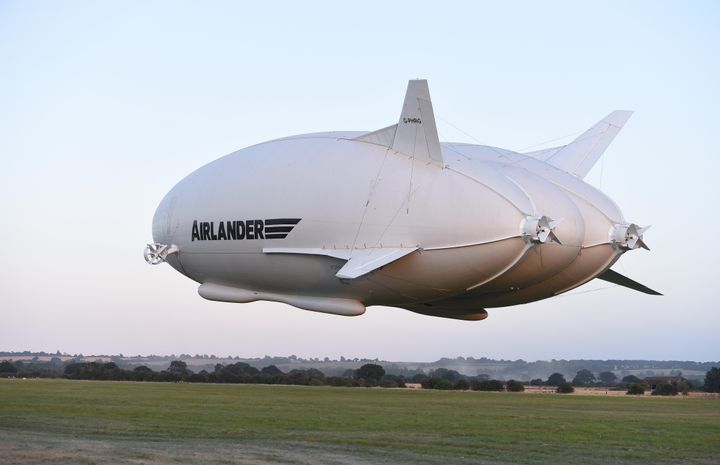 File photo dated 17/08/16 of the Airlander 10, the world's largest aircraft, during its maiden flight.