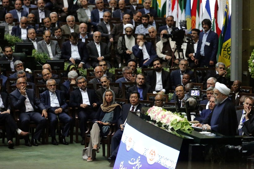 High Representative for the EU's Foreign Affairs and Security Policy, Federica Mogherini, visited Iran for the country