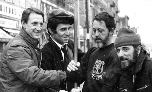 Roy Scheider (l) played Sonny Grosso (r) in The French Connection and The Seven-Ups
