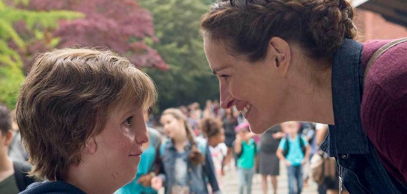Jacob Tremblay and Julia Roberts in “Wonder”