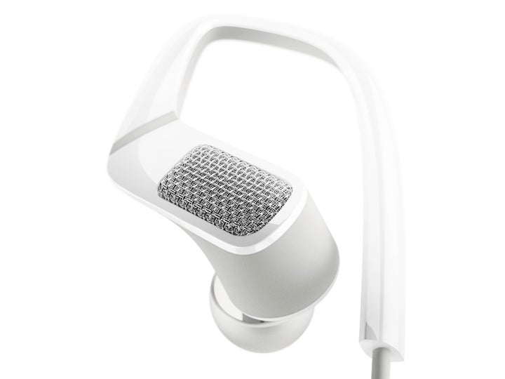 <p>The Ambeo Smart Headset features an omni-directional microphone on each earpiece</p>