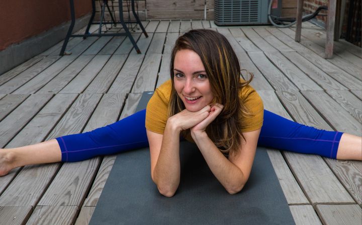 Emily Sussell is offering private yin yoga and thai yoga therapy to support Animal Equality. 