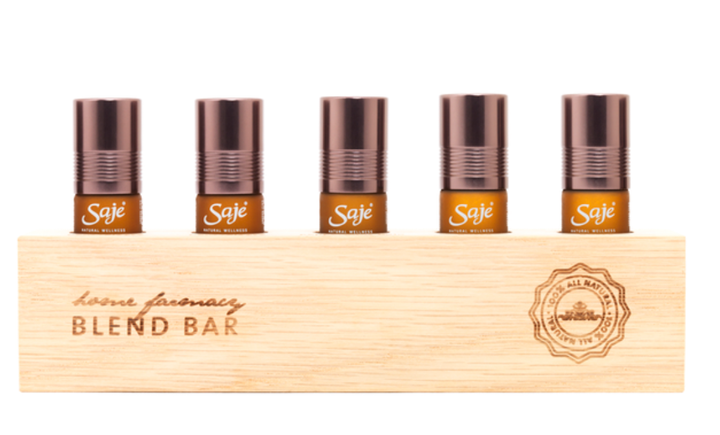 <p>Home Farmacy Oil Blend Convenience Bar from <a href="http://www.saje.com/home-farmacy-22293601.html?cgid=holiday-for-easy-gifting#sz=18&start=19&cgid=holiday-for-easy-gifting" target="_blank" role="link" rel="nofollow" class=" js-entry-link cet-external-link" data-vars-item-name="Saje" data-vars-item-type="text" data-vars-unit-name="5a11a9b1e4b023121e0e93cf" data-vars-unit-type="buzz_body" data-vars-target-content-id="http://www.saje.com/home-farmacy-22293601.html?cgid=holiday-for-easy-gifting#sz=18&start=19&cgid=holiday-for-easy-gifting" data-vars-target-content-type="url" data-vars-type="web_external_link" data-vars-subunit-name="article_body" data-vars-subunit-type="component" data-vars-position-in-subunit="2">Saje</a>. </p>