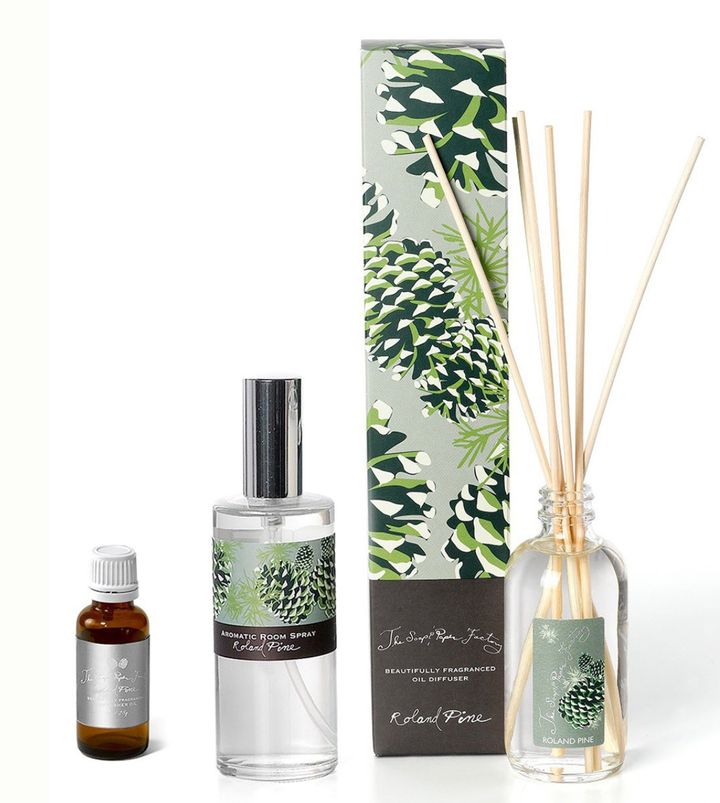 Roland Pine Home Fragrance Set from Soap & Paper Factory.