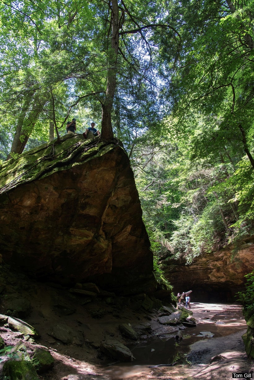 Wedge Rock from below.