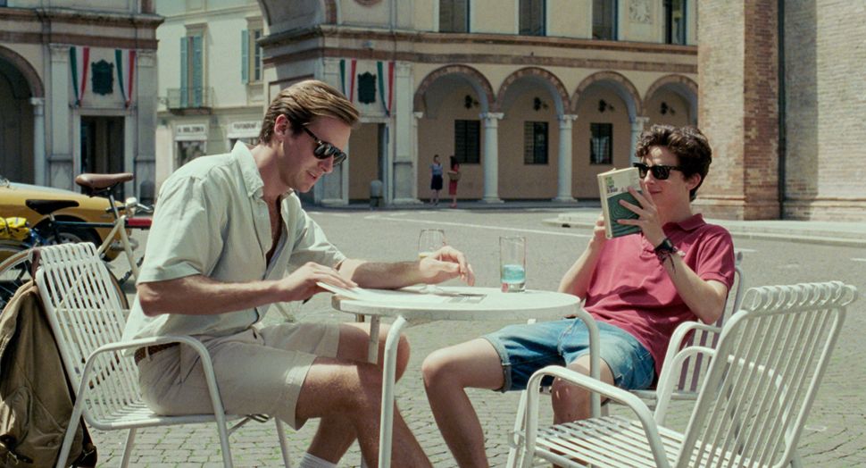 Armie Hammer and Timothée Chalamet in