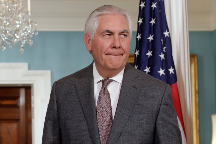 Secretary of State Rex Tillerson may not see eye to eye with the president on this human rights issue.