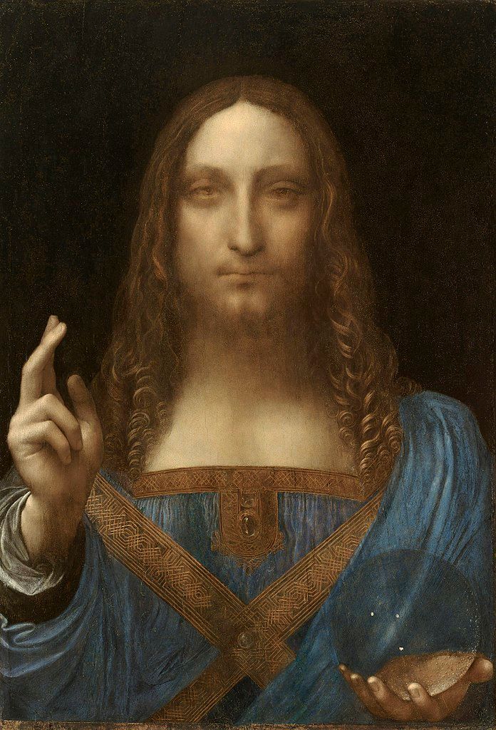 Attributed to Leonardo da Vinci, Salvator Mundi, oil on panel, c. 1510