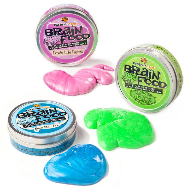 This "Brain Food" is just one of many products included in Fat Brain Toys' holiday gift guides. The company prides itself on skipping "overly licensed" products and offering parents an alternative when it comes to toys. 