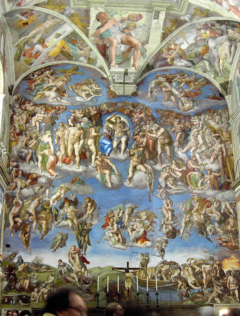 Powdered lapis lazuli created the vivid blue colors in Michelangelo’s stunning frescoes for the Sistine Chapel.
