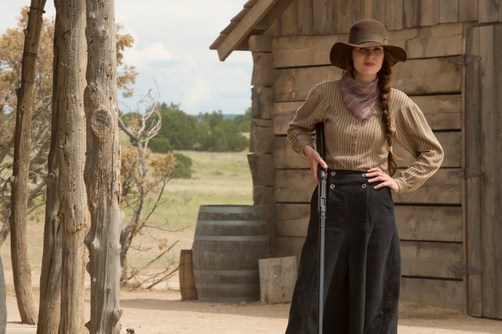 Michelle Dockert in "Godless." 