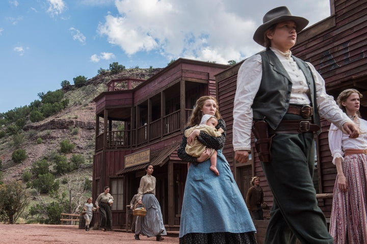 Merritt Wever in "Godless." 