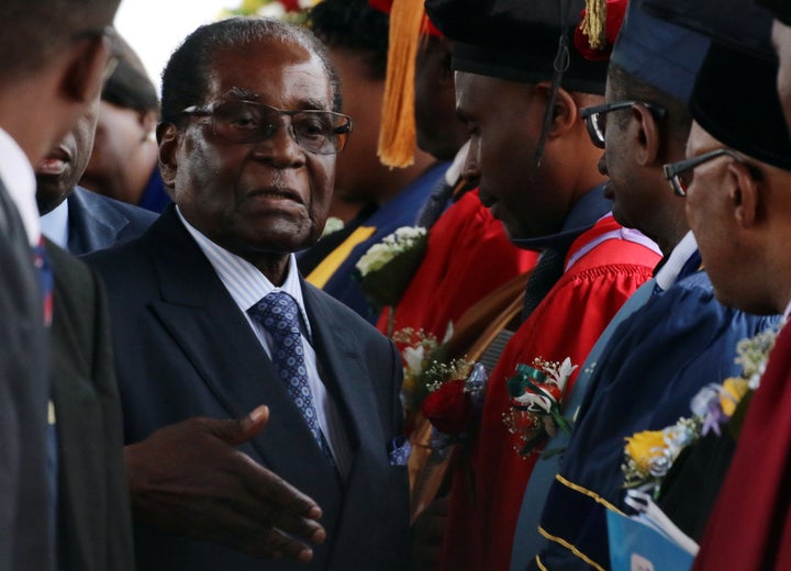 Zimbabwe's Robert Mugabe was the world's oldest serving president before it was announced he was stepping down Tuesday.