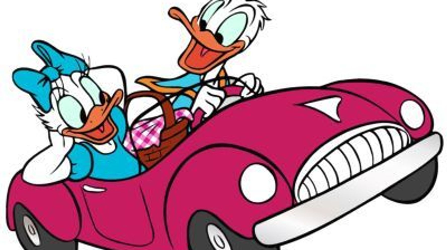 Машинка бип бип. Duck in the car Clipart.