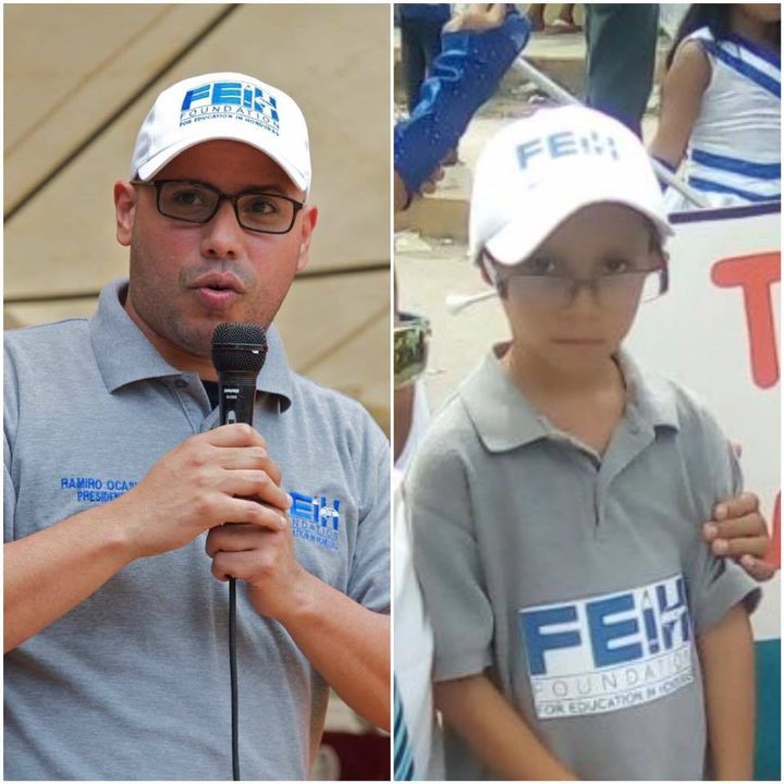 FEIH Co-Founder Ramiro Ocasio (left); Walter at Independence Day Parade (right)